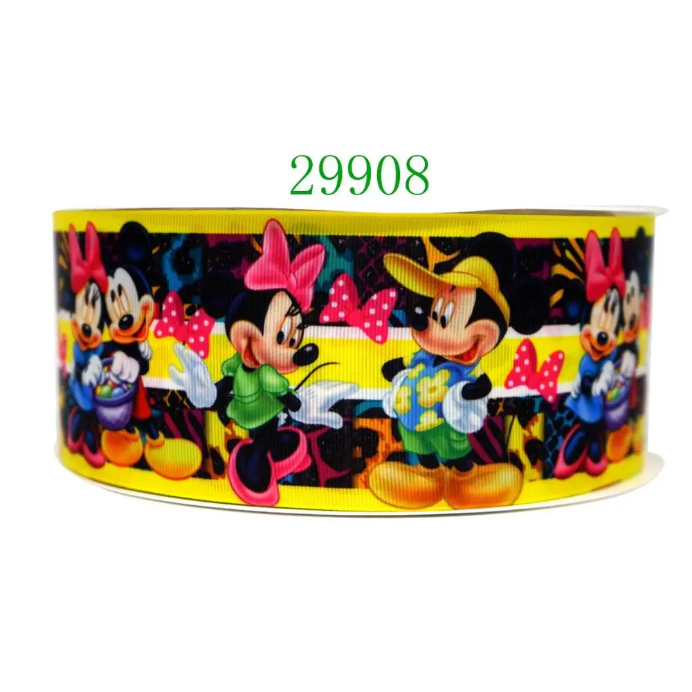 50 ярдов Цветок напечатанный grosgrain ленты 30424