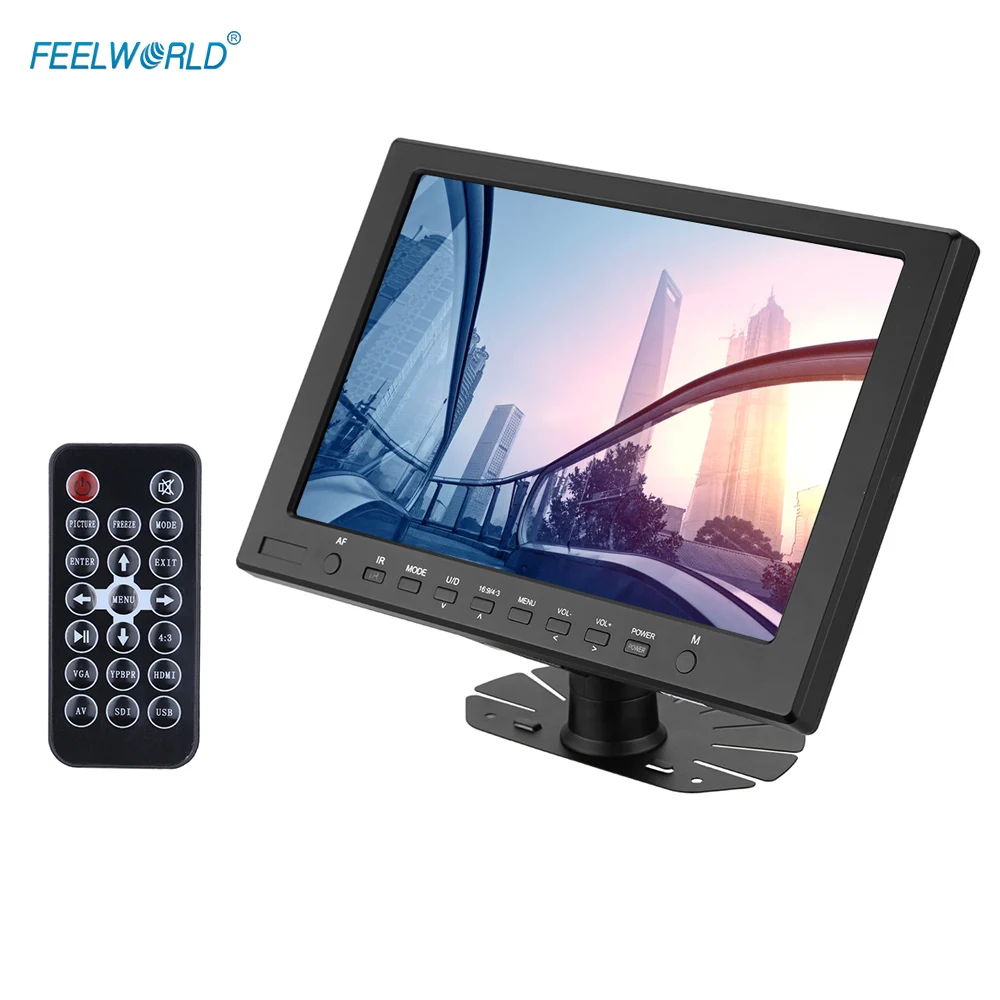 M1010 tft lcd 10.1 &quot 1280 * 800 ультра hd монитор IPS Assit сосредоточиться на камера с жк hdmi VGA