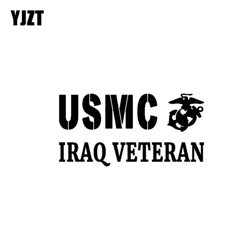 YJZT 14 8 см * 7 5 морской пехоты США Ирак Ветеран виниловые наклейки в виде Фотообоев c
