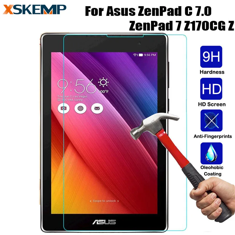 Взрывозащищенное Закаленное стекло для ASUS ZenPad C 7 0 Z170C Z170CG Z171CG без отпечатков