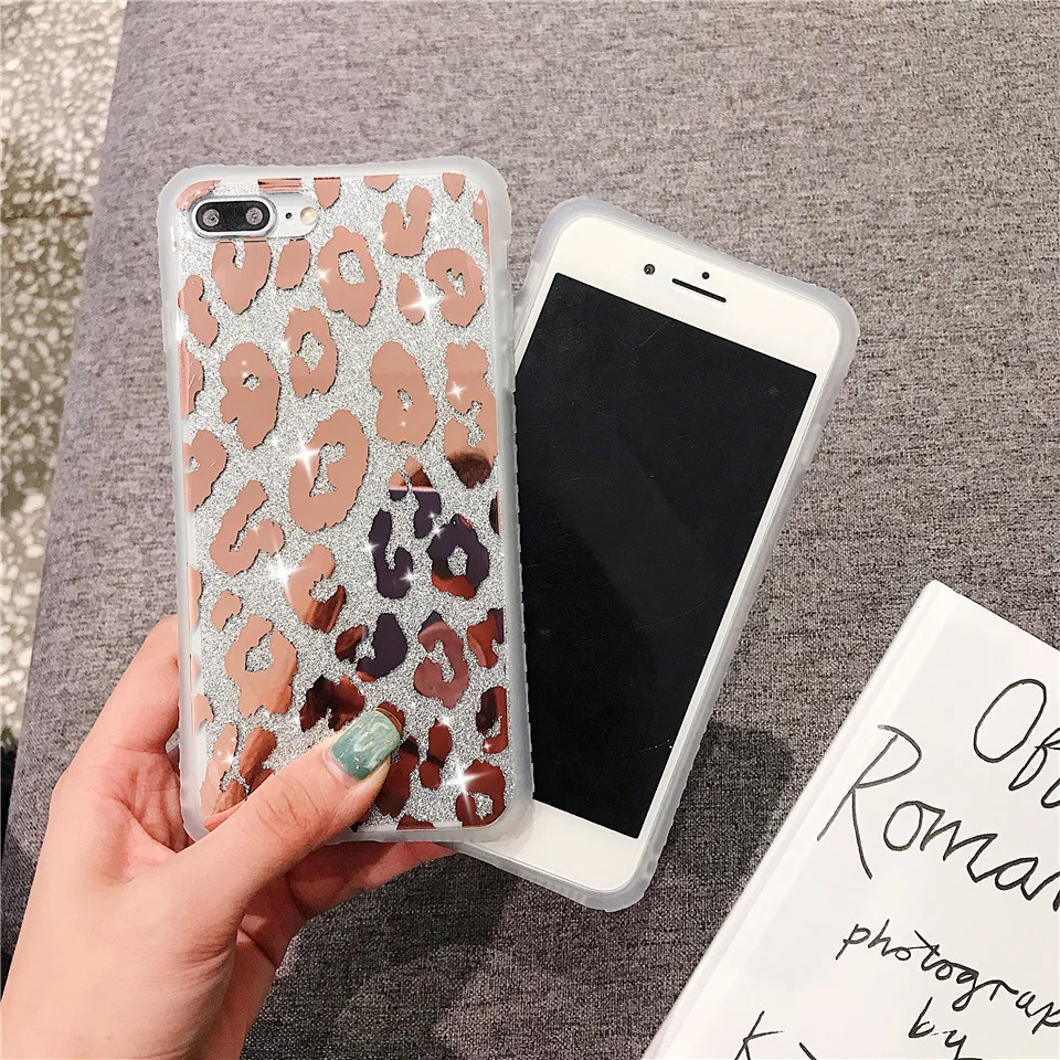 Shockproof ultra thin plating glitter phone back cover coque funda For Apple iPhone XR XS MAX 8 plus 6 7 X cases |