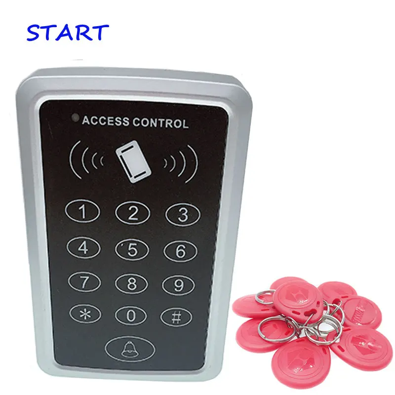 Бесплатная доставка + 10 rfid метк RFID карта доступа Система контроля RFID/EM клавиатура