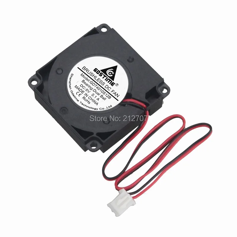 2 шт. детали для 3D принтера 5 В 40 х40х10 мм 4 см|turbo blower|fan pin5v 40mm |