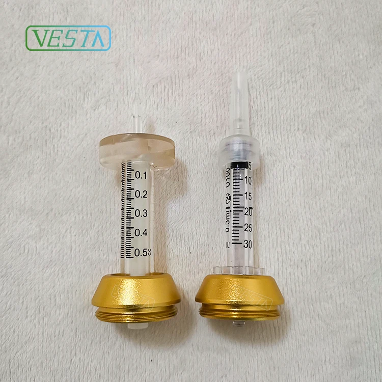 Vesta 2 в 1 гиалуроновая шприц-ручка новейший дизайн Лидер продаж высокое давление без иглы Гиалуроновая кислота ручка для губ лицо наполнитель