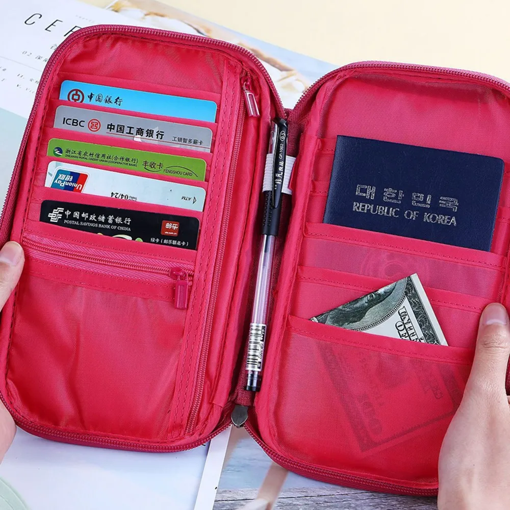 Unisex Passport Travel Wallet Holder Multi-Function Credit Card Package ID Document Multi-Card Storage Pack Clutch | Багаж и сумки