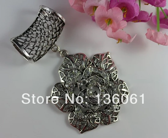 Модная женская мозаика Стразы винтажный из серебряного сплава DIY набор ювелирных