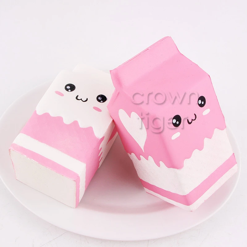 Kawaii антистрессовый милый мягкий медленно поднимающийся Единорог панда персик ПУ Мягкий какашка зуб торт крем игрушки Squeeze fun Squishes игрушка