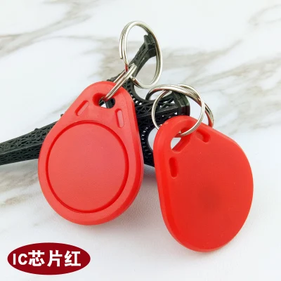 500pcs/Lot F08 RFID 13.56 Mhz IC Tag Token Key Ring cards Blue red black nfc tag | Безопасность и защита