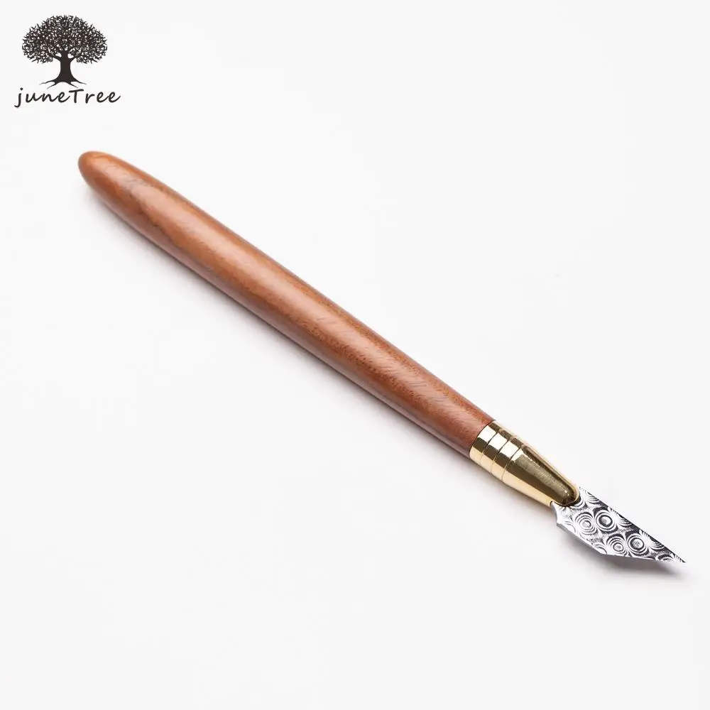 Высококачественный Нож из дамасской стали Junetree резак для резки кожи с хорошей
