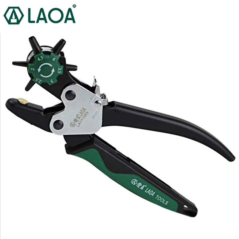 

LAOA Technical grade Leather Punch Pliers Professional Punch Portable Book Belt Repair Tool