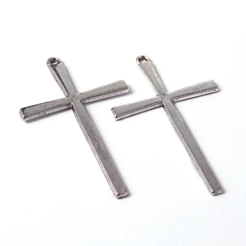 

200pcs 61.5x36.5mm Tibetan Style Cross Pendants for necklace making Fahion jewelry
