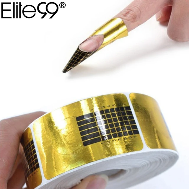Elite99 100 шт./компл. дизайн ногтей расширение наклейки направляющая Форма Акриловые