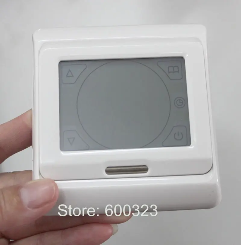 Программируемый теплый пол с сенсорным экраном настенный термостат подогрев