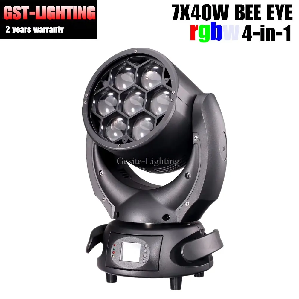 Бесплатная доставка 2 шт./лот Sharpy mini bee eye movinghead 7 шт. 40 Вт 4в1 rgbw wash stage light|Эффект