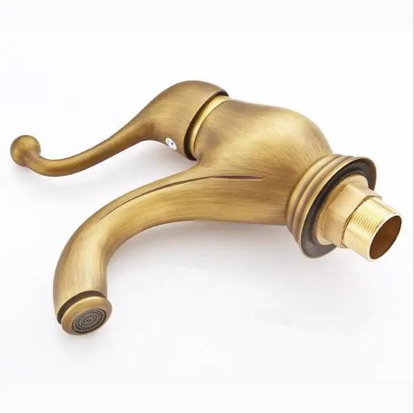 Free Shipping Antique Bronze Classic Bathroom Vessel Sink Basin Faucet single handle Mixer Tap Modern basin water taps 6500 |