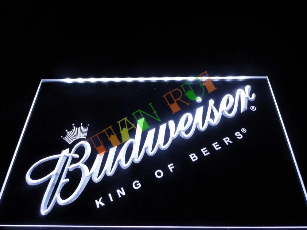 LA002-Budweiser пивной бар Pub Club NEW светодиодный неоновый свет Войти home decor магазин