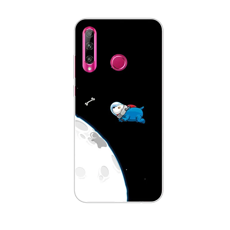 Чехол для huawei honor 10i силиконовый красивый рисунок собаки мягкая задняя крышка из