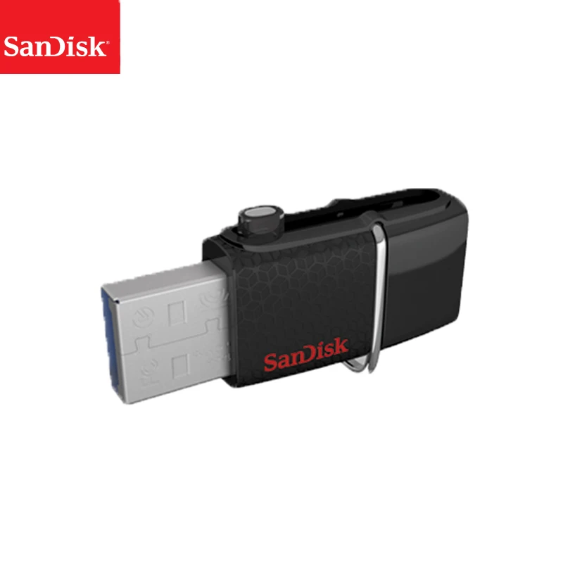 100% Оригинальный SanDisk USB SDDD2 OTG флеш накопитель 130 МБ/с./с 3 0 32 Гб внешний Флешка карта