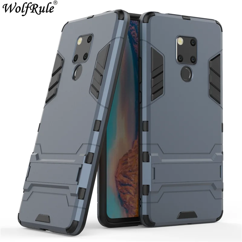Wolfrole Huawei Mate 20 X Чехол чехол из мягкой резины + пластиковый с подставкой для