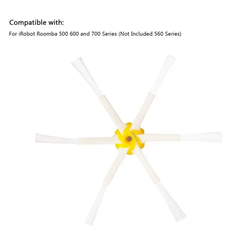 Боковая щётка 6-armed &amp Side Brush 3-armed для iRobot Roomba 500 600 700 Series 550 560 630 650 760 770 780 доступ к