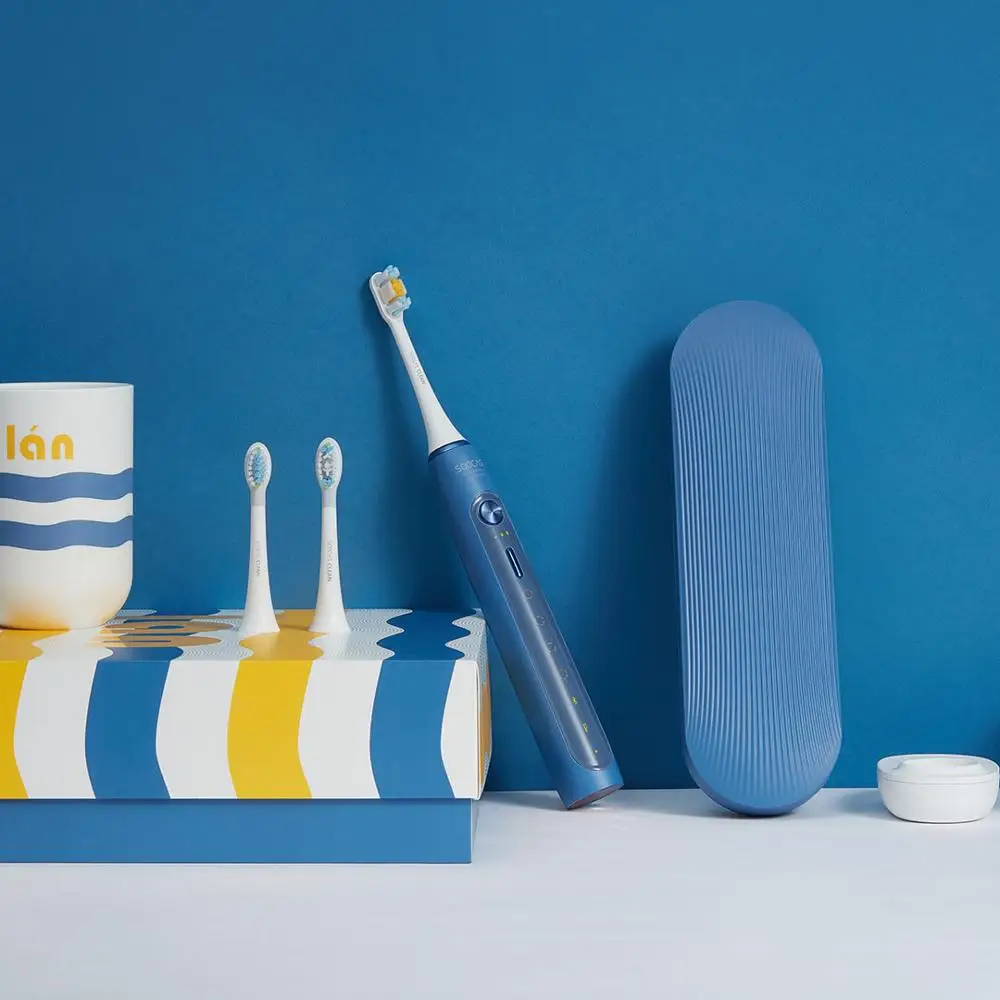 Ультразвуковая звуковая электрическая зубная щетка Xiaomi Soocare X5 перезаряжаемая USB