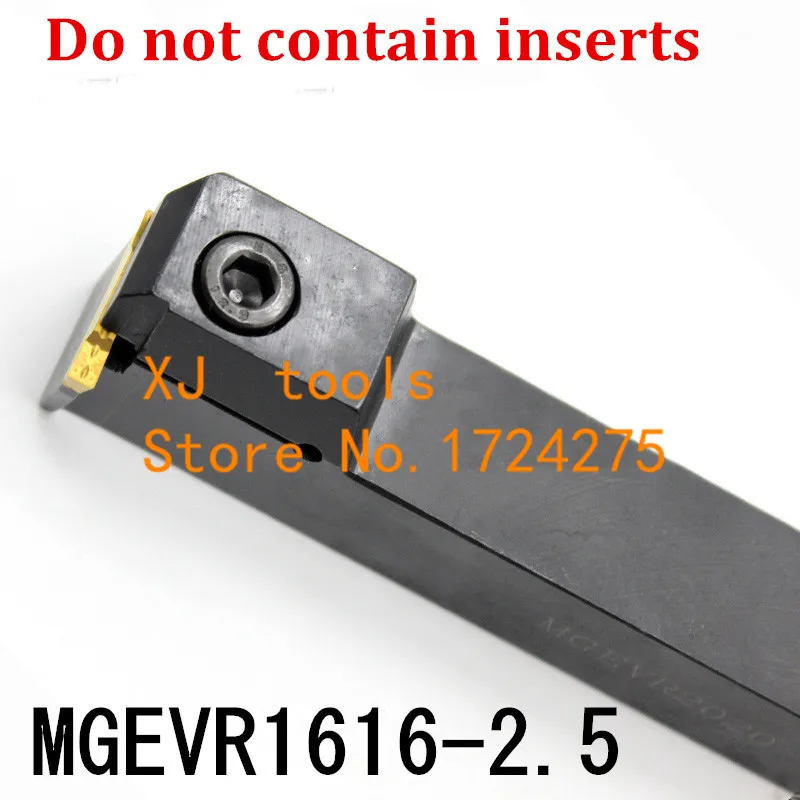 

MGEVR1616-2.5/MGEVL1616-2.5 External Grooving tool,Grooving Holder,CNC Cutting tools,Indexable CNC Turning Tools for MGMN250