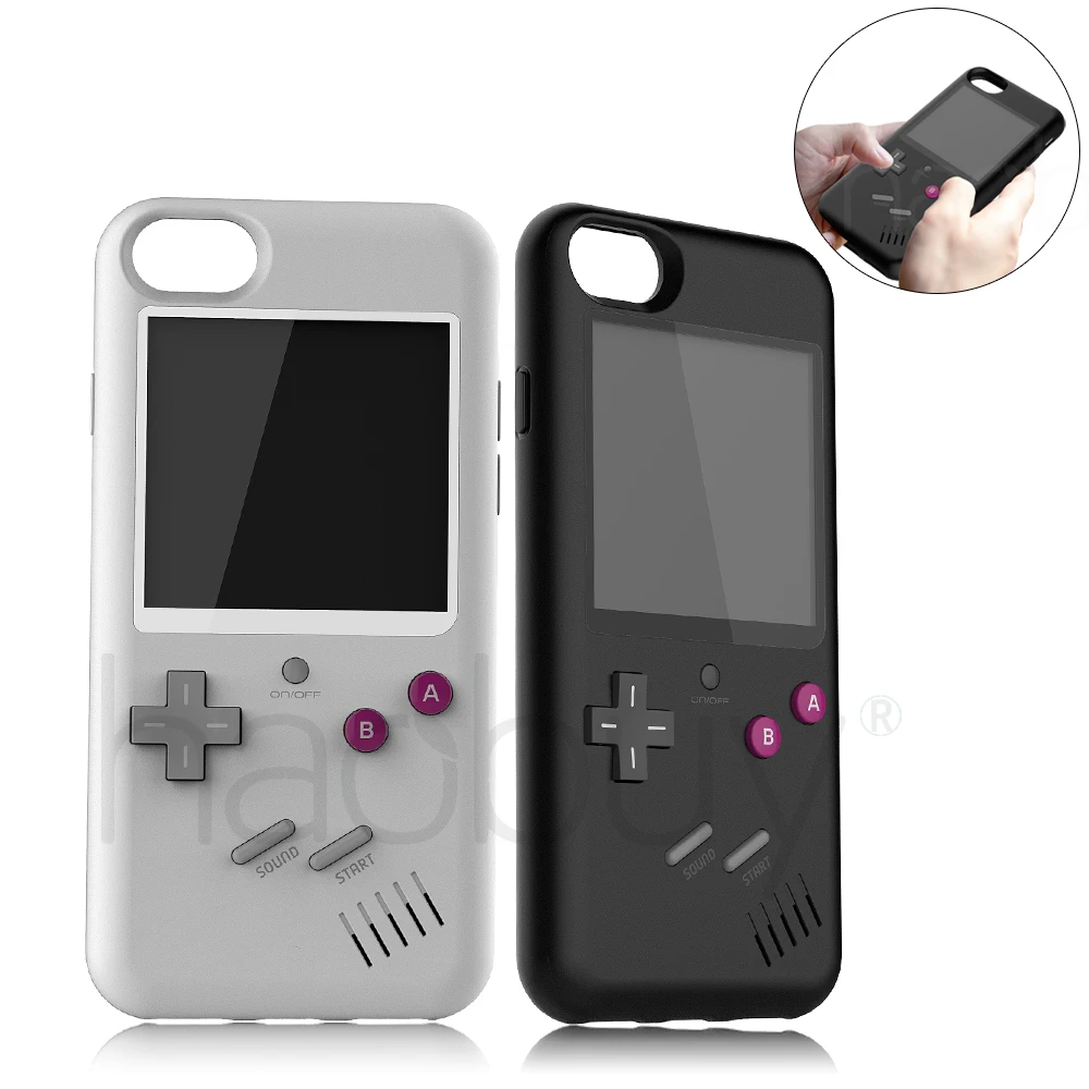 Игровой консоли тетрис Gameboy чехол для телефона iPhone 6 6s 7 8 Plus X Обложка Ретро Game Boy