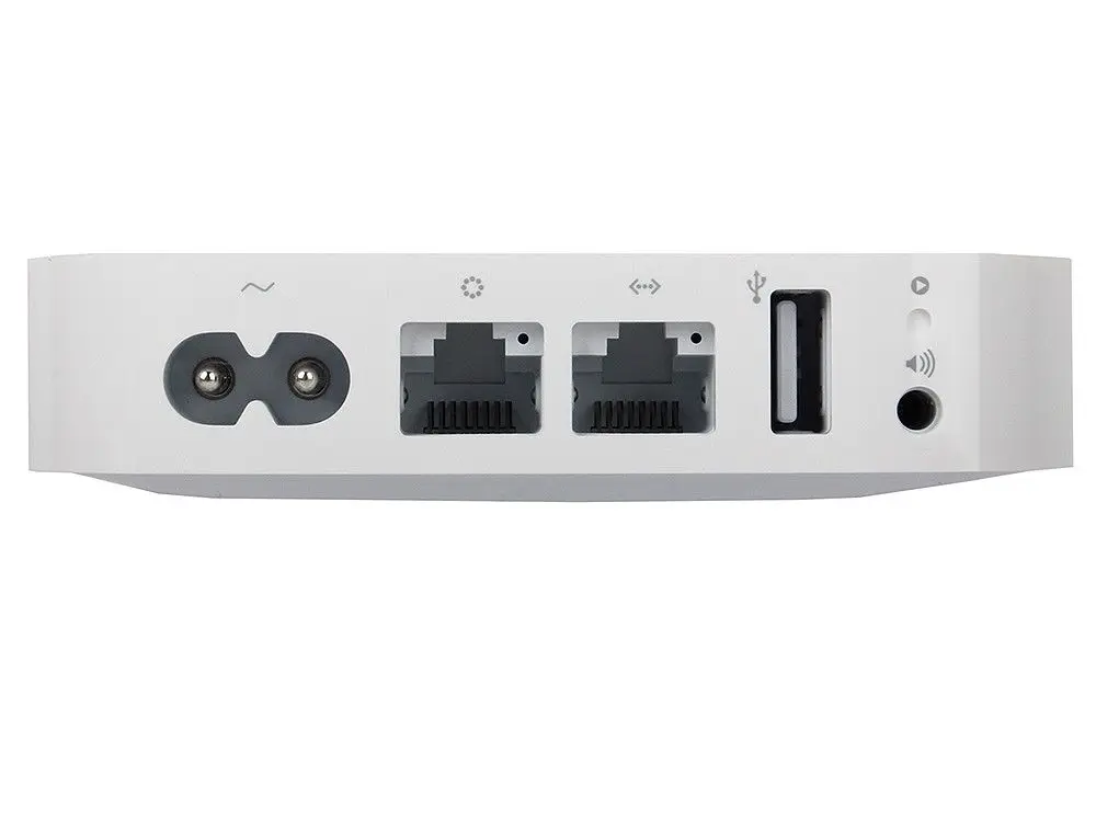 Air Port Express A1392 MC414LL/A 802.11n 600 Мбит/с 1 порт 10/100 Беспроводной Wi Fi роутер AirPlay для