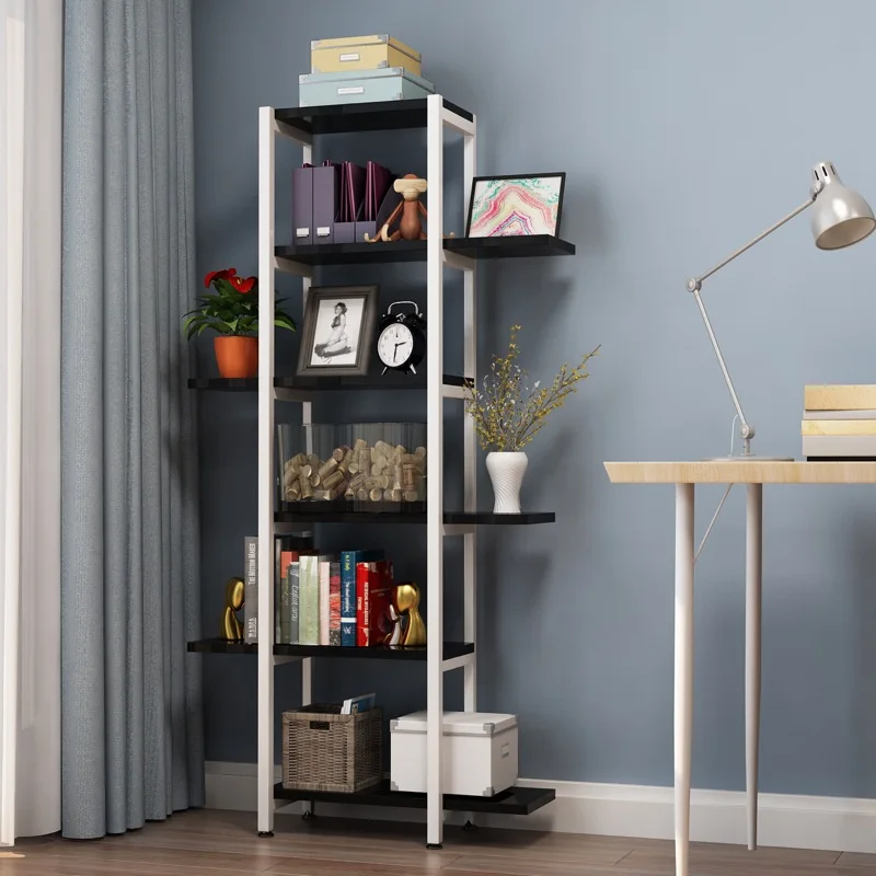 Louis Fashion Bookcases Bedroom Simple Tree Steel Wood Iron Art Multi-layer Economical Household Saving Space | Мебель