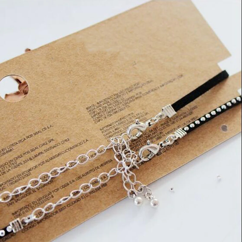 Люра Шейс Модная Винтажная Ожерелье с Рваными Следами Подвески Двойного Слоя Костюмы 2017 Новые Украшения Женщинам Оптом.