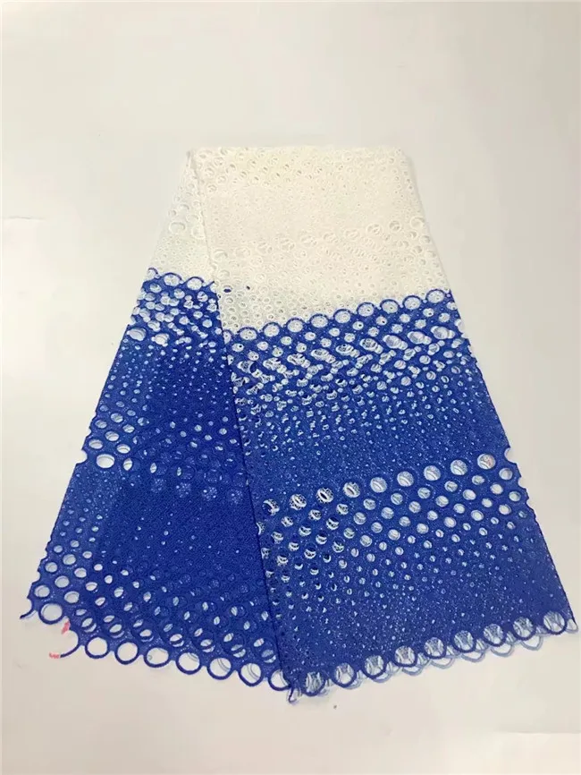 2017 Африканский Кружево хлопок шнур Ткань s высокое качество белый гипюр для