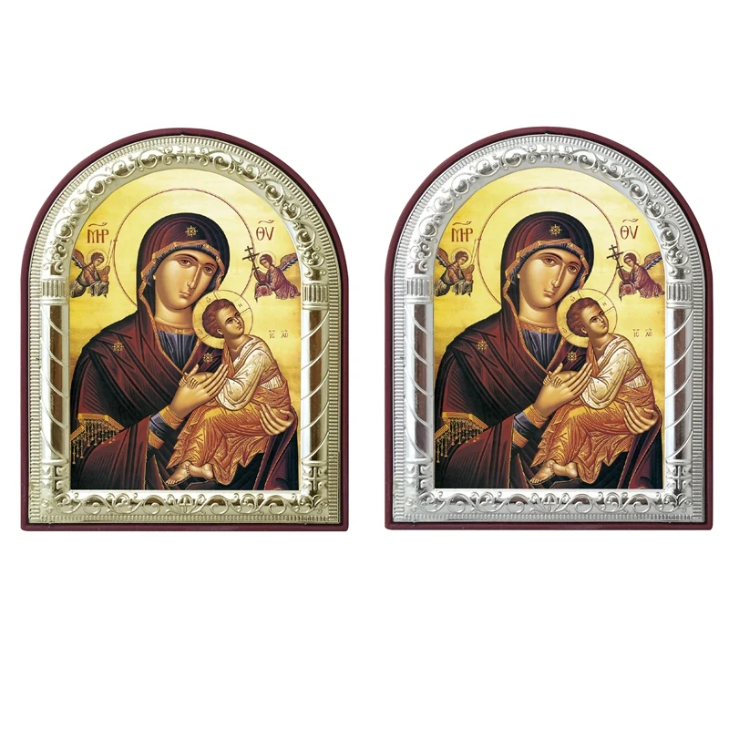 Настраиваемая Греческая православная икона Дева Мария и ангел изображения с