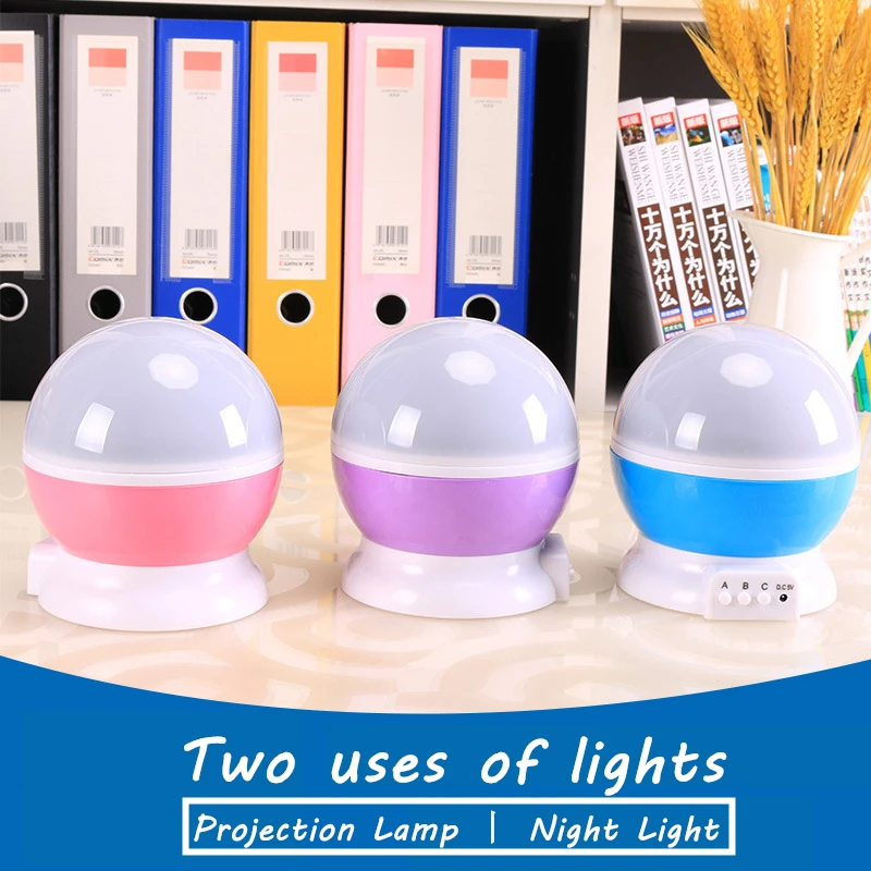 Звездное небо светодиодный мини Ночной светильник проектор шары луна лампа