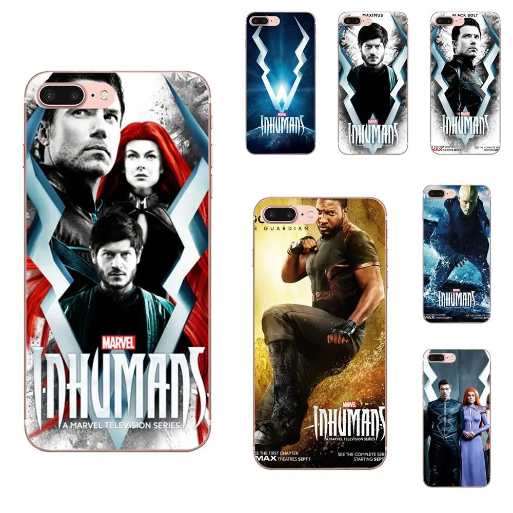Мягкий чехол из ТПУ Marvel's Inhumans для Sony Xperia Z Z1 Z2 Z3 Z4 Z5 compact Mini M2 M4 M5 T3 E3 E5 XA XA1 XZ