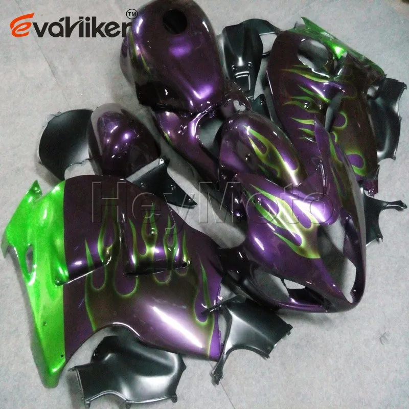 

Обтекатель из АБС-пластика для GSXR1300 1997 1998 1999 2000 2001 2002 2003 2004 2005 2006 2007 зеленые фиолетовые панели для мотоциклов H3