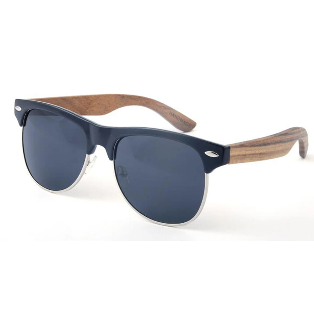 

BerWer Wholesale Price wood Foot Sunglasses Men Wooden Sunglasses Women Brand Designer Original Wood Sun Glasses 2020