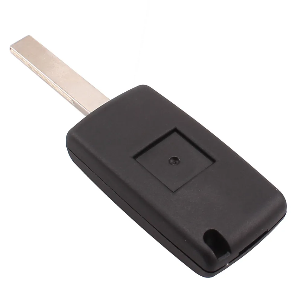 2 кнопки корпус выкидного ключа пустой оболочки для peugeot 107 207 307 307 S 308 407 607 2BT DKT0269 CE0536 с пазом с Батарея место