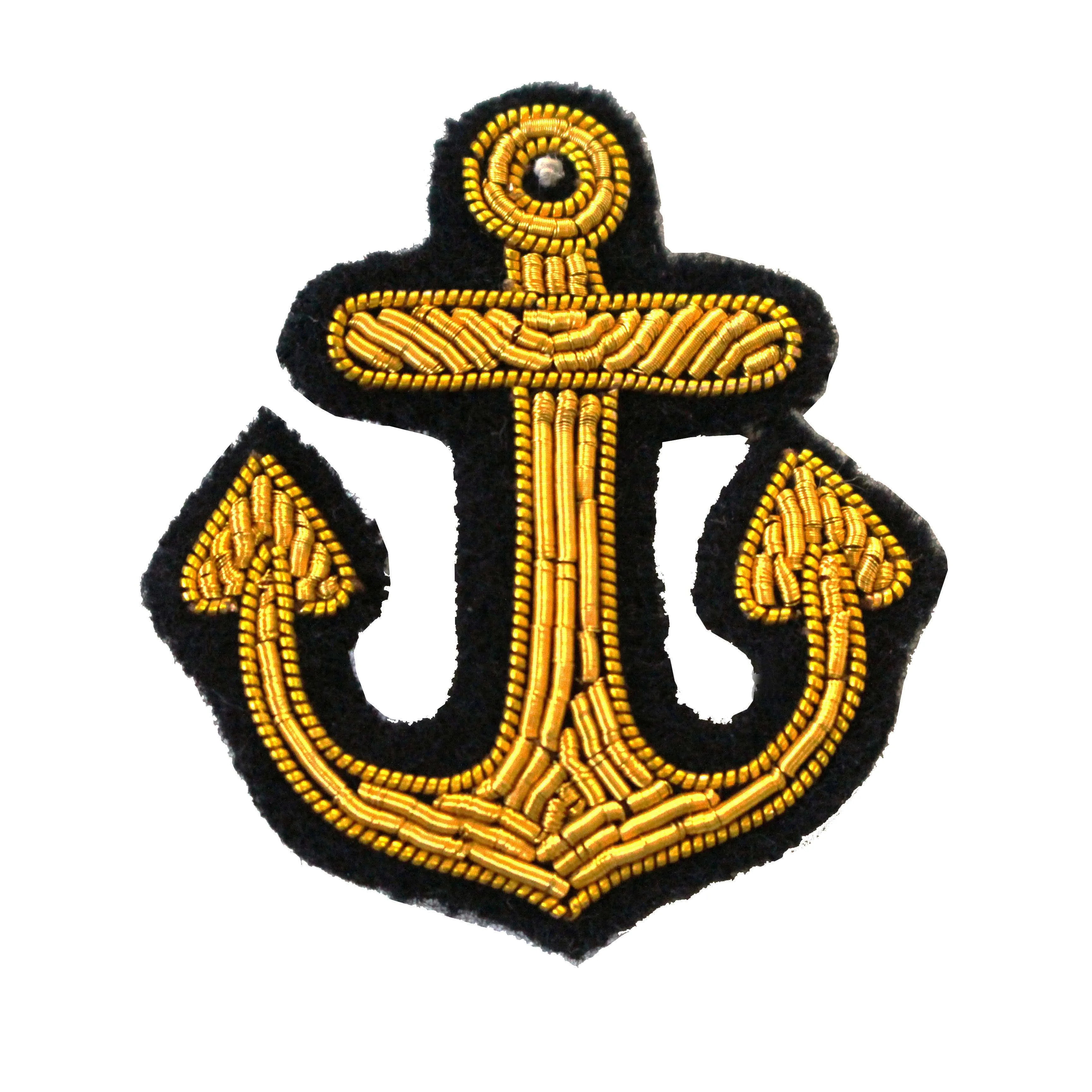 Вышивка из проволоки в форме слитка ручной работы/Золотая булавка значок