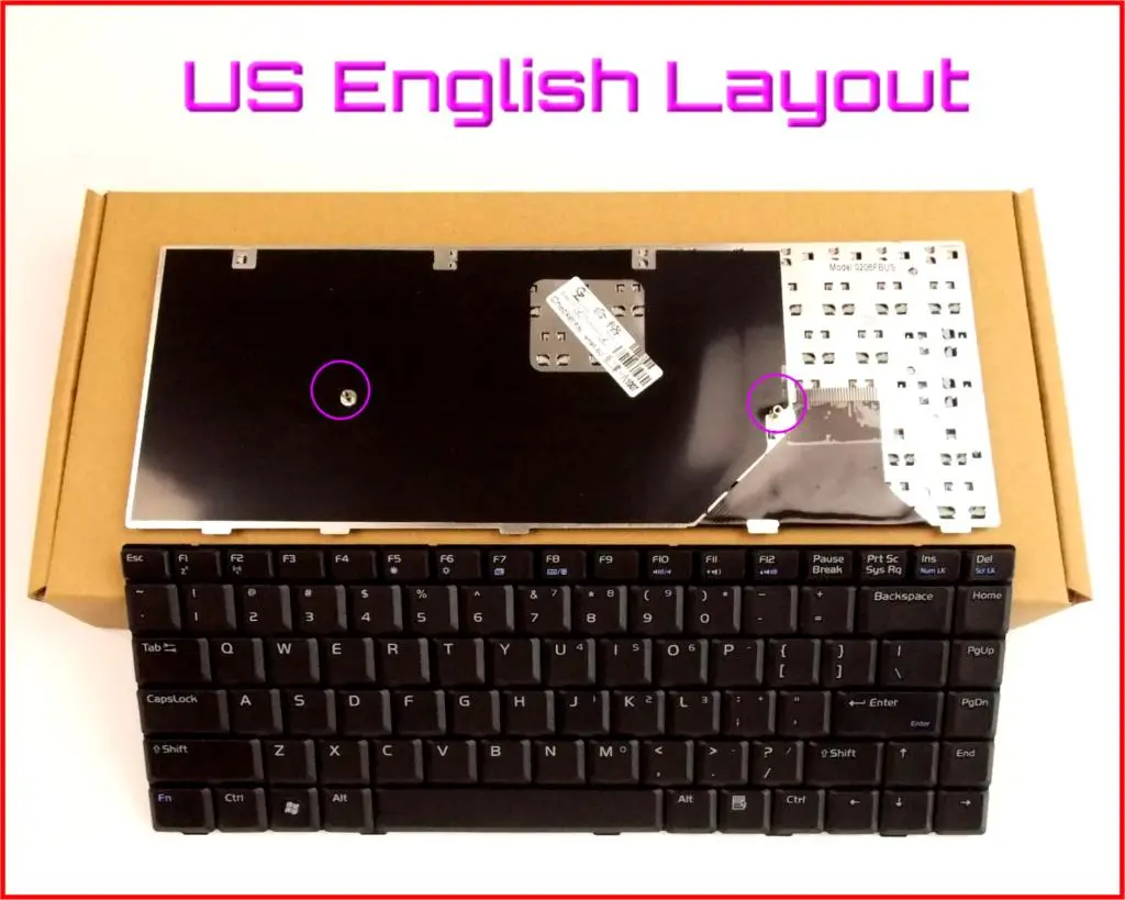 

New Keyboard US English Version for ASUS F8H F8T F8SV F8V Z99Fm Z99Je Z81K X83 X99Tc X81S X8S X80Z Laptop