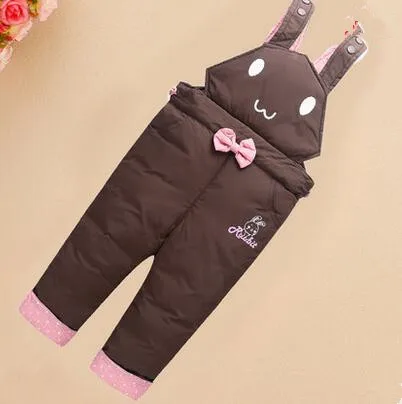 Новое поступление 2017 года дети утка Пух зима Брюки для девочек Обувь мальчиков