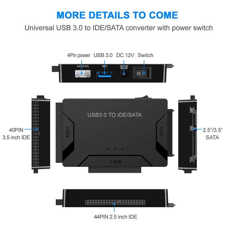 SATA комбинированный USB IDE адаптер Жесткий диск к USB3.0 конвертер передачи данных для