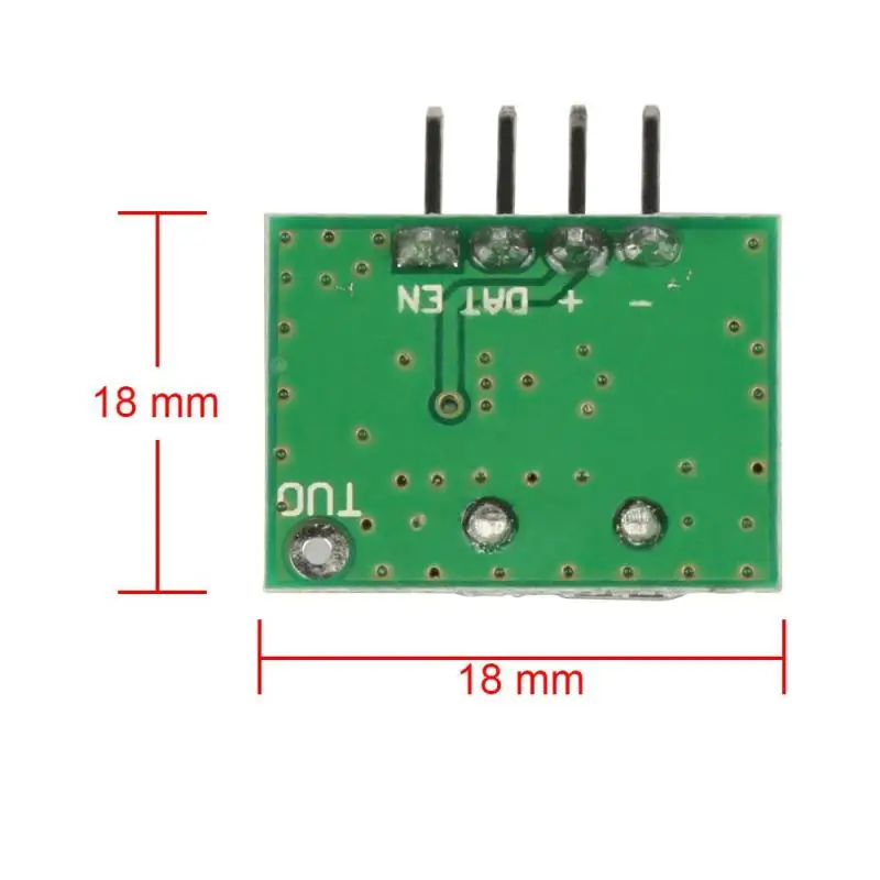 QIACHIP RF модуль 433 МГц супергетеродинного приемник + передатчик антенны для Diy