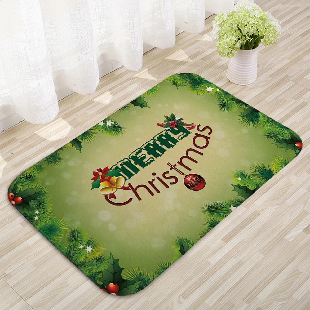 Jamssive фланель Коврик Новый Дизайн Merry Рождество пол Коврики Tapete для Спальня