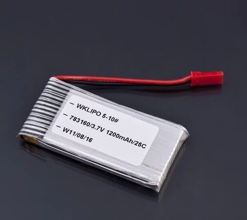 

5 adet/grup 3,7 V 1200 mAh 25C Sarj Edilebilir GYRO Hercules icin Lipo Pil RC Helikopter Dropship