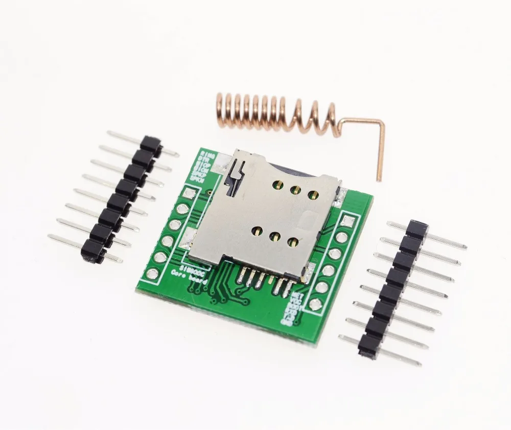 Фото Самый маленький SIM800C GPRS GSM модуль карта MicroSIM ядро плата четырехдиапазонный TTL последовательный порт (совместимый SIM800L SIM900A) №3