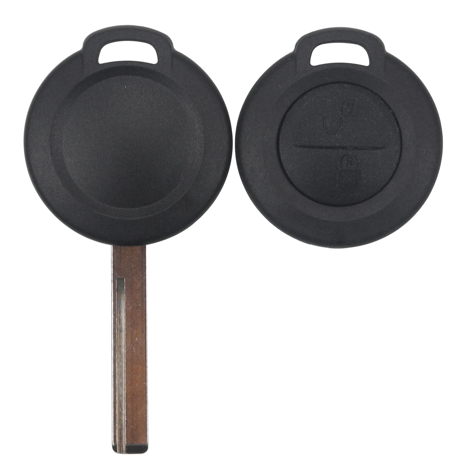 Jingyuqin 10 шт. 2 кнопки Автомобильный ключ оболочки для Mitsubishi Colt Warior Carisma Spacestar прямой