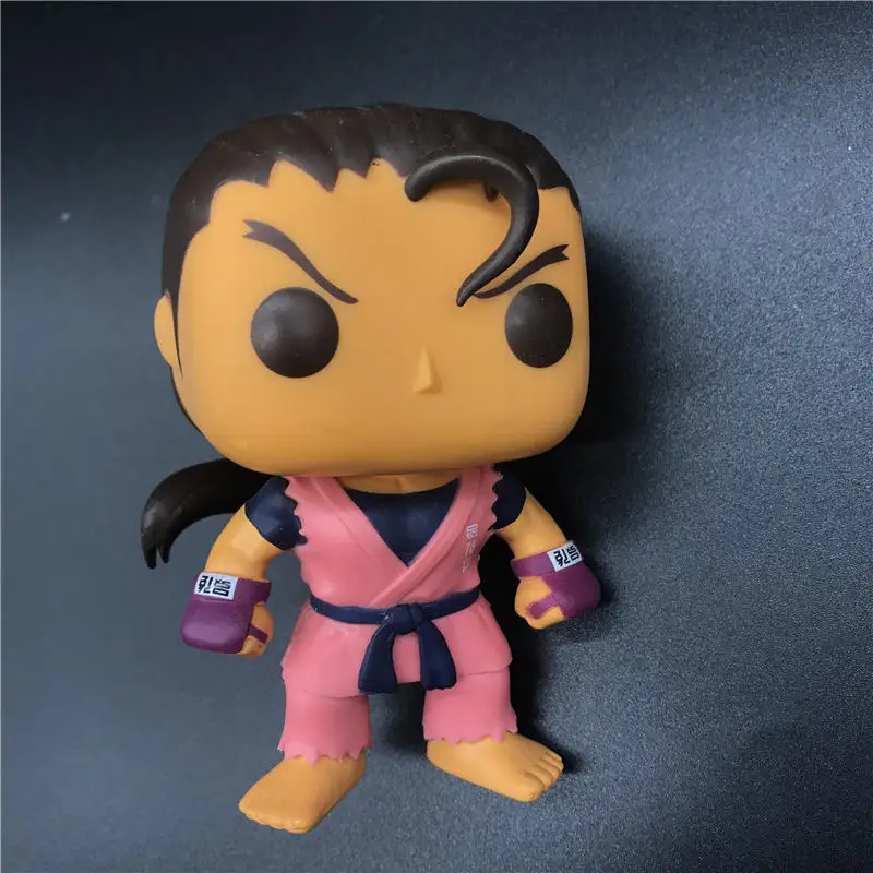DAN Pops игры бойцы персонаж Модель улицы игрушка бланка/Камми/акума/VIOLENT KEN/CHUN LI/DAN/любимая игрушка лучший подарок - Цвет: DAN