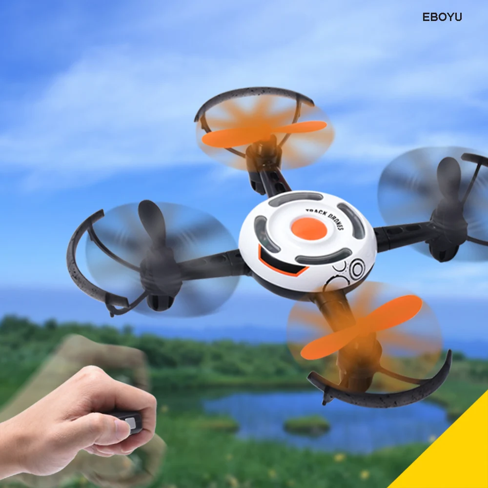 EBOYU QS007 DIY Мини Радиоуправляемый Дрон с жестовым зондированием 3D Flip Altitude Hold мини