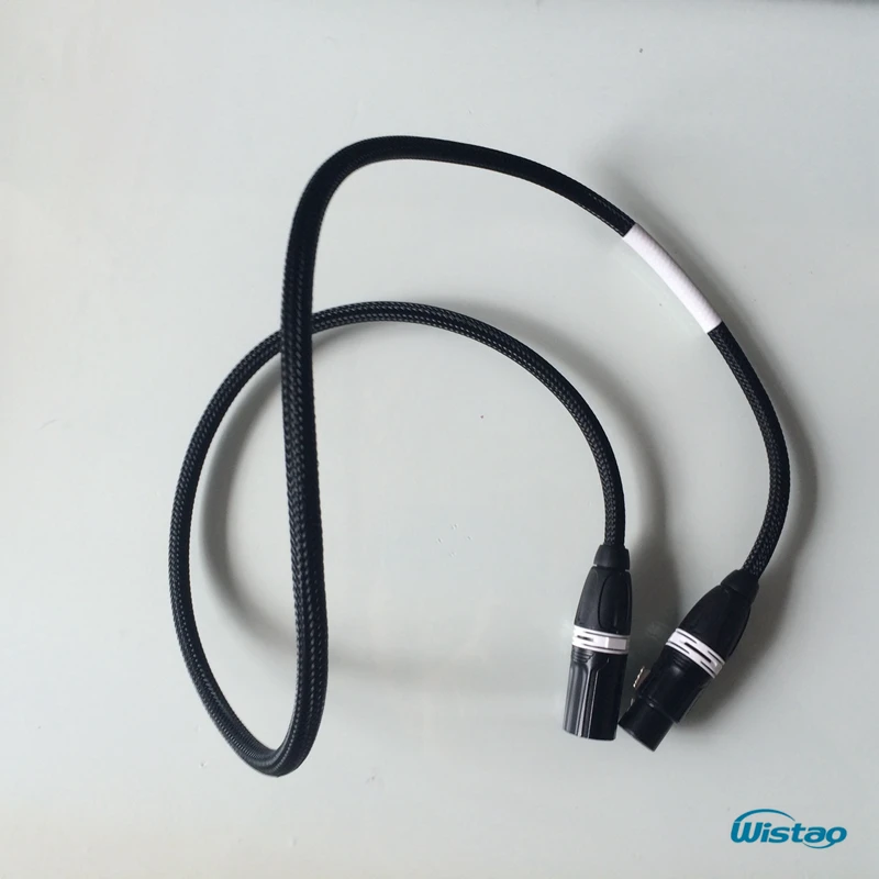 Hi-Fi XLR сбалансированный кабель, оригинальный аудиокабель Belden, профессиональные сигнальные кабели, позолоченные клеммы XLR 0,5-5 м, черный, Беспл... (art.: 7a42724f6) - 7a42724f6