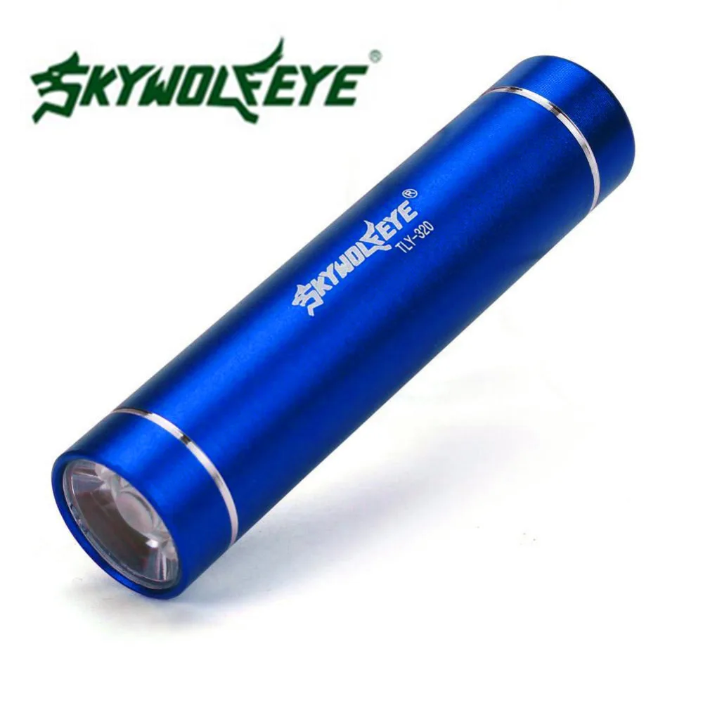 Фонарик SKYWOLFEYE с ручной фокусировкой светодиодный Q5 AA 1200 лм алюминиевый